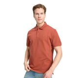 Wrangler Kısa Kollu Polo Erkek Tişört, Kiremit, M