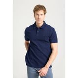Wrangler Kısa Kollu Polo Erkek Tişört, Lacivert, L