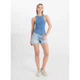 Wrangler Kolsuz Kadın Bluz, İndigo Lacivert, M