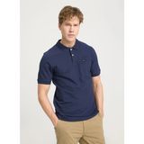 Wrangler Lacivert Erkek Polo T-Shirt W7D5K4XX2T410 Kısa Kollu Polo Tshir - 3XL