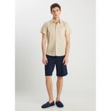 Wrangler Lacivert Erkek Regular Fit Şort W2510773410 Tencel Şort