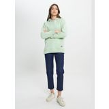 Wrangler Loose Fit Kapüşonlu Kadın Sweatshirt Açık Gri M