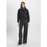 Wrangler Loose Fit Rahat Kesim Kapitone Detaylı Kadın Siyah Bomber Ceket W242741, Black, S
