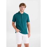 Wrangler Mavi Erkek Regular Fit Logo Baskılı Polo T-Shirt W7D5K4XX2T406 - Petrol - XL