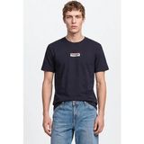 Wrangler Mid Logo Erkek T-Shirt - Navy - XL