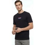 Wrangler Mid Logo Erkek T-Shirt W2610068001 - Siyah
