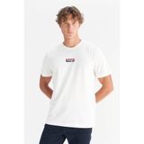 WRANGLER Mini Logo Beyaz Erkek T-Shirt W2510527102