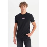 WRANGLER Minimal Siyah Erkek T-Shirt W2510527001