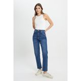 Wrangler Mom Yüksek Bel Dar Paça Mavi Esnek Jean Denim Pantolon - 27 / 30