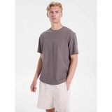 Wrangler Mor Erkek %100 Pamuk Regular Fit T-Shirt W2610159207 Vizon T-Shirt