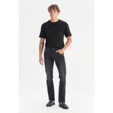 Wrangler MW15Q01358 Antrasit Erkek Pamuklu Straight Fit Greensboro Denim Jean Kot Pantolon - 32 / 32