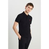 Wrangler MW7D5K4XX2T001 Siyah Erkek Kırılmaz Polo Yaka T-Shirt - 2XL