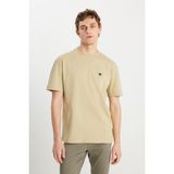 Wrangler MW7NM203877303 Yeşil Erkek Regular Fit Bisiklet Yaka T-Shirt