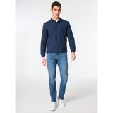 Wrangler Normal Bel Relaxed Erkek Denim Pantolon W12S086318 Texas Slim Denimpantolon - Renksiz - 34 - 32
