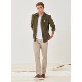WRANGLER Normal Bel Slim Fit Chino Pantolon Texas Slim, 42/32, 5002909108, Bej, Erkek