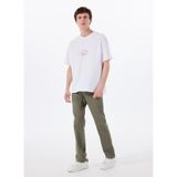 Wrangler Normal Bel Slim Fit Koyu Yeşil Erkek Chino Pantolon W12S004826 Texas Slim Pantolon