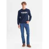 WRANGLER Normal Bel Straight Denim Pantolon, 32/32, 5003317713, Mavi, Erkek