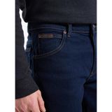 WRANGLER Normal Bel Straight Denim Pantolon, 42/32, 5003317620, Siyah, Erkek