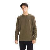 WRANGLER Pamuklu Regular Fit Bisiklet Yaka Selanik Örgü Sweatshirt, M, W242262, Khaki-MW242262801, erkek