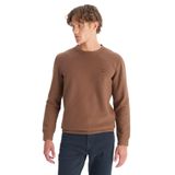 WRANGLER Pamuklu Regular Fit Bisiklet Yaka Selanik Örgü Sweatshirt, S, W242262, Brown-MW242262220, erkek