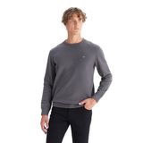WRANGLER Pamuklu Regular Fit Bisiklet Yaka Sweatshirt, S, W242262, Gray-MW242262035, Erkek