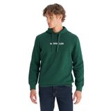 WRANGLER Pamuklu Regular Fit Kapüşonlu Logo Detaylı Sweatshirt, M, W2520122, Green-W2520122300, erkek