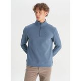 Wrangler Petrol Erkek Dik Regular Fit Sweatshirt TW2520532405 Petrol Sweatshirt