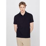 WRANGLER Polo T-Shirt W2610158001, S, 5003356668, Siyah, Erkek