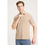 Wrangler Polo Yaka T-shirt Bej Erkek Kısa Kol T-Shirt - Siyah