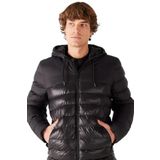 Wrangler Puffer Erkek Ceket W232008001 Siyah XXL