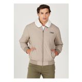 WRANGLER Regular Fit Bej Erkek Ceket W232228614 Bomber Ceket