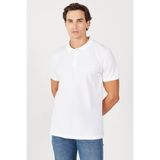Wrangler Regular Fit Beyaz Erkek Polo Yaka T-Shirt MW211837100 - XL
