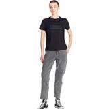 WRANGLER Regular Fit Bisiklet Yaka%100 Pamuk Siyah Tişört, L, W2510755, Black-W2510755001, Kadın