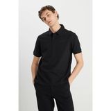 Wrangler Regular Fit Düğmeli Polo Yaka T Shirt Erkek Polo Yaka T Shirt W2510720001 - Siyah - XL