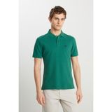Wrangler Regular Fit Erkek Polo T-Shirt MW7D5K4XX2T300 - Yeşil - XS