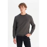 Wrangler Regular Fit Erkek Sweatshirt W252025533W Antrasit