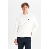 Wrangler Regular Fit Erkek Sweatshirt W2520255W02 Beyaz