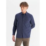 WRANGLER Regular Fit Gömlek, S, 5003317672, Lacivert, Erkek