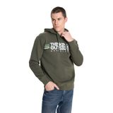 WRANGLER Regular Fit Kapüşonlu İçi Polarlı Haki Sweatshirt, M, W242443, Khaki-W242443801, erkek