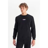 WRANGLER Regular Fit Kapüşonlu İçi Polarlı Sweatshirt, L, W2520133, Black-W2520133001, Erkek
