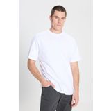 WRANGLER Regular Fit Normal Kesim Bisiklet Yaka %100 Pamuk Beyaz Erkek Tişört