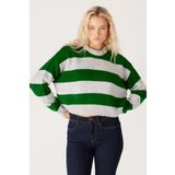 WRANGLER Regular Fit Normal Kesim Bisiklet Yaka Yeşil Kadın Triko Hırka