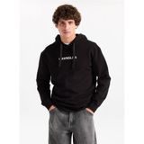 WRANGLER Regular Fit Normal Kesim Kapüşonlu Siyah Sweatshirt, M, W2520122, Black-W2520122001, erkek