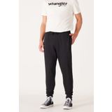 WRANGLER Regular Fit Normal Kesim Normal Bel Dar Paça Siyah Erkek Sweatpant Jogger Eşofman Altı