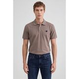 Wrangler Regular Fit Polo Erkek T-Shirt W7D5K4XX2T207 - Bej