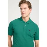 WRANGLER Regular Fit Polo Yaka Yeşil Erkek T-Shirt