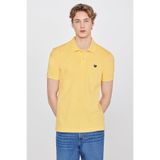 WRANGLER Regular Fit Polo Yaka%100 Pamuk Sarı Tişört, Erkek, M Beden