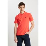 WRANGLER Regular Fit Turuncu Erkek Polo Yaka T-shirt