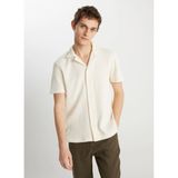 Wrangler Relaxed Bej Erkek Gömlek W8G17444919 Relaxed Fit Örme Gömlek