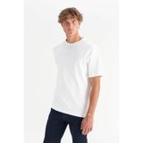WRANGLER Relaxed Fit Beyaz Erkek T-Shirt,%100 Pamuk, Bisiklet Yaka, Kısa Kollu, 2XL